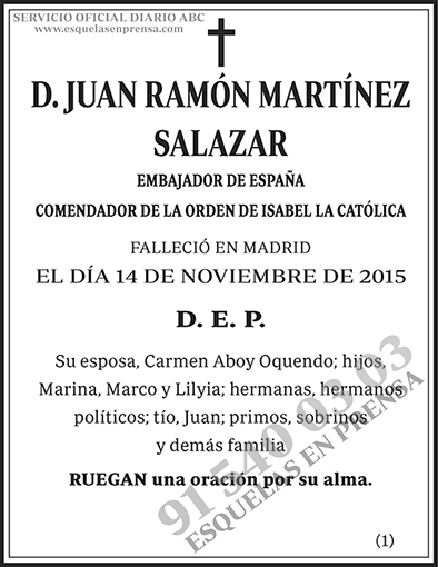 Juan Ramón Martínez Salazar